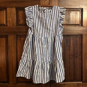 SHEIN Striped Ruffle Dress